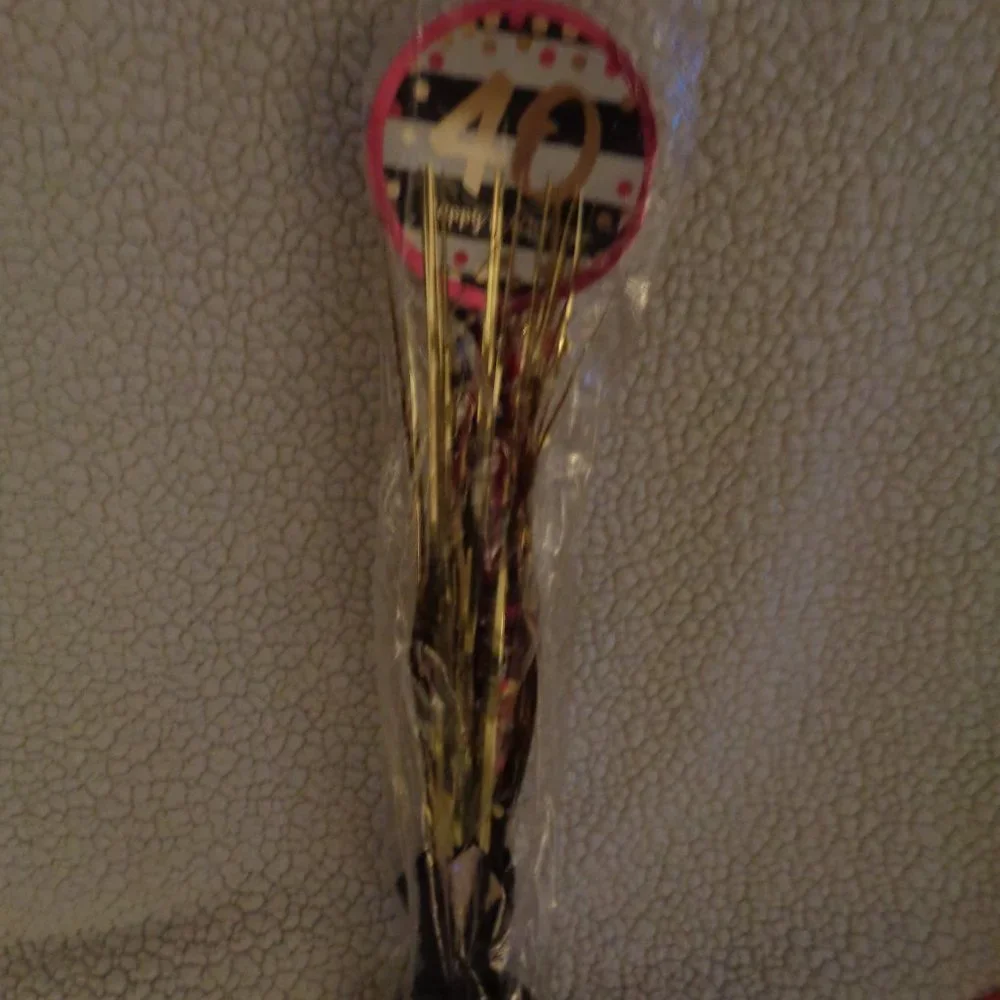BUNDLE Lot of 40th Birthday Decorations